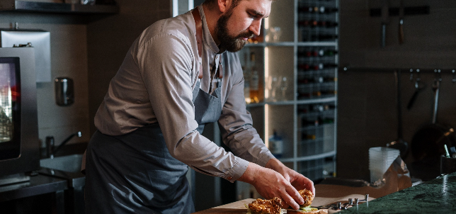 Chef in Kitchen